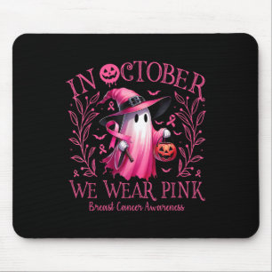 I oktober Bära Rosa Ghost Witch Breast Cancer Musmatta