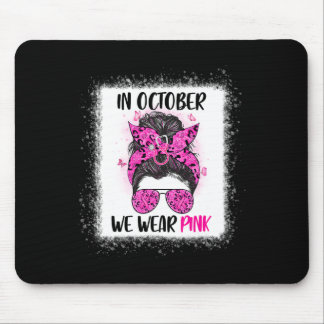 I oktober Bära Rosa Messy Bun Nurse Life Breas Musmatta