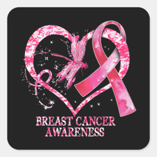 I oktober Bära vi Rosa Breast Cancer Awareness Dr. Fyrkantigt Klistermärke