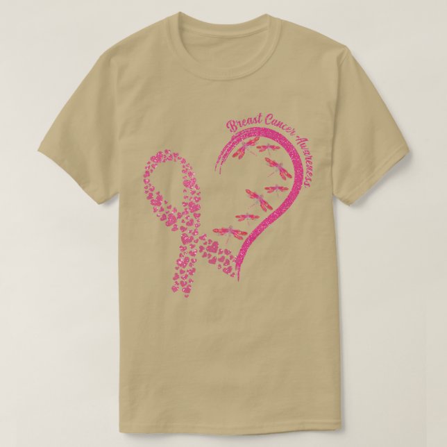I oktober Bära vi Rosa Breast Cancer Awareness Dr. T Shirt (Design framsida)