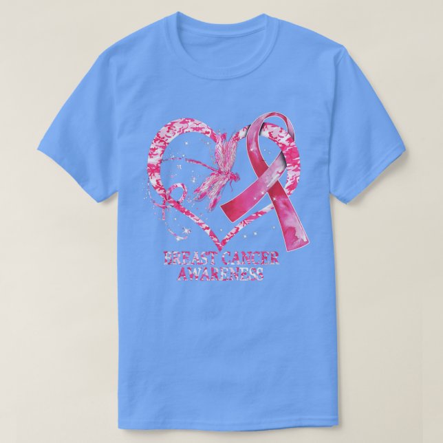 I oktober Bära vi Rosa Breast Cancer Awareness Dr. T Shirt (Design framsida)