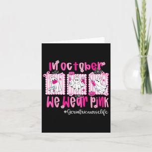 I oktober Bära vi Rosa Gerimic Nurse Life Breas Kort
