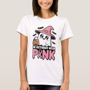 I oktober Bäror vi Rosa Breast Cancer Awarenes T Shirt