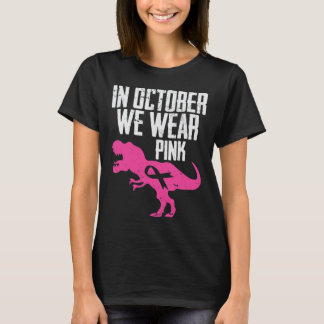 I oktober Bäror vi Rosa Breast Cancer Awareness Bo T Shirt