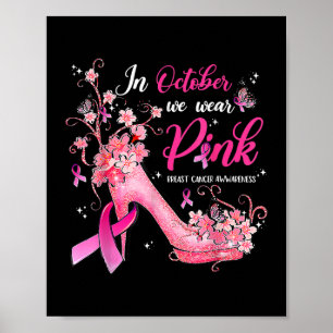 I oktober Bäror vi Rosa Breast Cancer Awareness Bu Poster