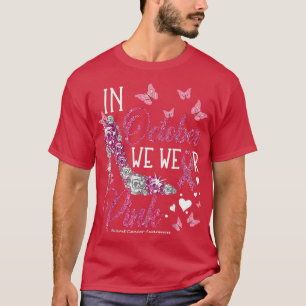 I oktober Bäror vi Rosa Breast Cancer Awareness Bu T Shirt