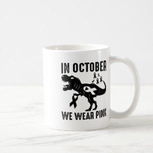 I oktober Bäror vi Rosa Breast Cancer Awareness Di Kaffemugg
