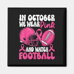 I oktober Bäror vi Rosa Breast Cancer Awareness fo Magnet