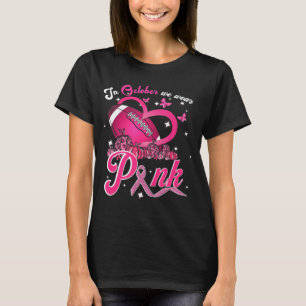 I oktober Bäror vi Rosa Breast Cancer Awareness fo T Shirt