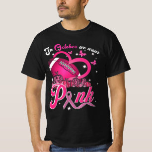 I oktober Bäror vi Rosa Breast Cancer Awareness fo T Shirt