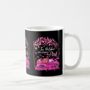 I oktober Bäror vi Rosa Breast Cancer Awareness Gi Kaffemugg