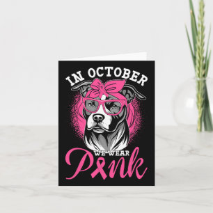 I oktober Bäror vi Rosa Breast Cancer Awareness Pi Kort