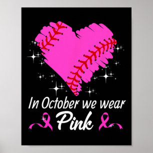I oktober Bäror vi Rosa Breast Cancer Awareness Poster