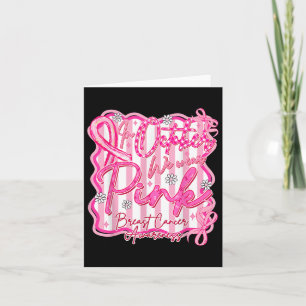 I oktober Bäror vi Rosa Breast Cancer Awareness Ri Kort