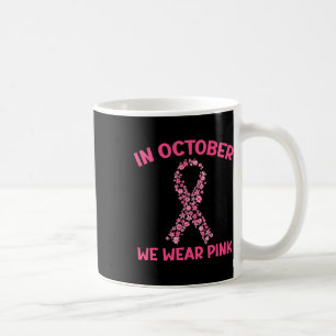 I oktober Bäror vi Rosa Breast Cancer Awareness Su Kaffemugg