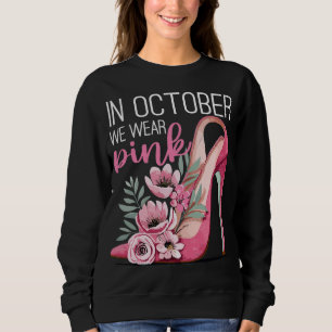 I oktober Bäror vi Rosa Breast Cancer Awareness T Shirt