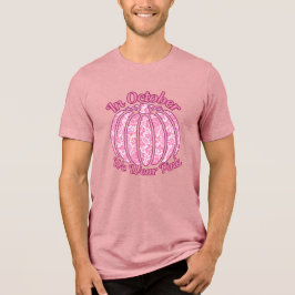 I oktober Bäror vi Rosa Breast Cancer Awareness T Shirt