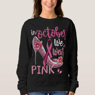 I oktober Bäror vi Rosa Breast Cancer Awareness T Shirt