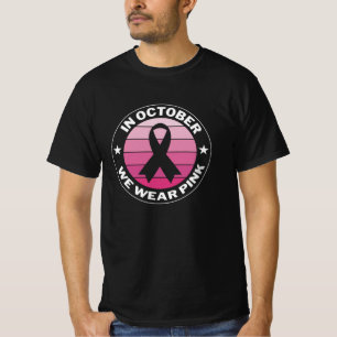 I oktober Bäror vi Rosa Breast Cancer Awareness T Shirt