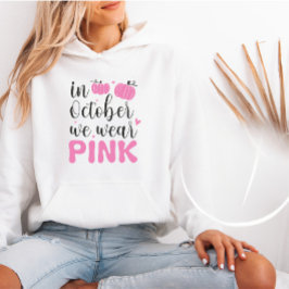 I oktober Bäror vi Rosa Breast Cancer Awareness T Shirt