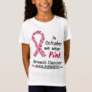 I oktober bäror vi rosa Breast Cancer Awareness T Shirt