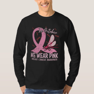 I oktober Bäror vi Rosa Breast Cancer Awareness T Shirt