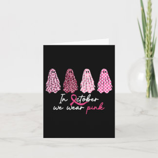 I oktober Bäror vi Rosa Breast Cancer Shirts Women Kort