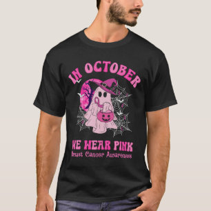 I oktober Bäror vi Rosa Breast Cancer Women Ghost T Shirt