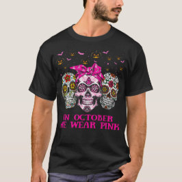 I oktober Bäror vi Rosa bröstcancer vid T Shirt