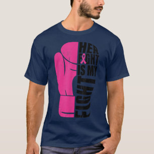I oktober Bäror vi Rosa Butterflies Breast Cancer T Shirt