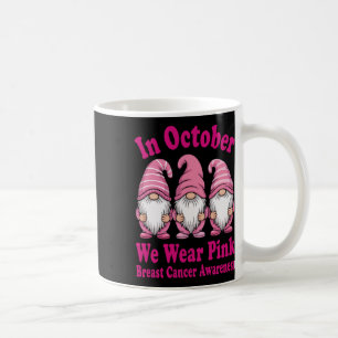 I oktober Bäror vi Rosa Gnome Trio Awareness 1 Kaffemugg