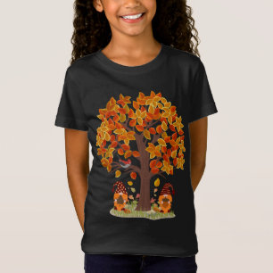 I oktober Bäror vi Rosa Gnomes Breast Cancer Medve T Shirt