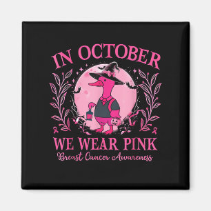 I oktober Bäror vi Rosa Goose Breast Cancer Awaren Magnet