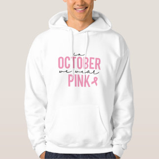 I oktober Bäror vi Rosa Hoodie