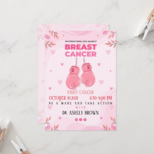 I oktober bäror vi rosa inbjudningar