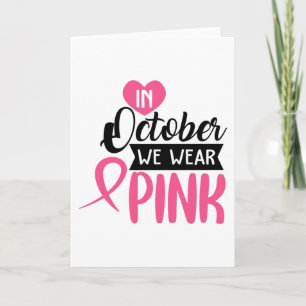 I oktober Bäror vi Rosa Kort