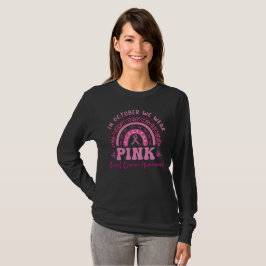 I oktober Bäror vi Rosa, medvetenhet om bröstcance T Shirt