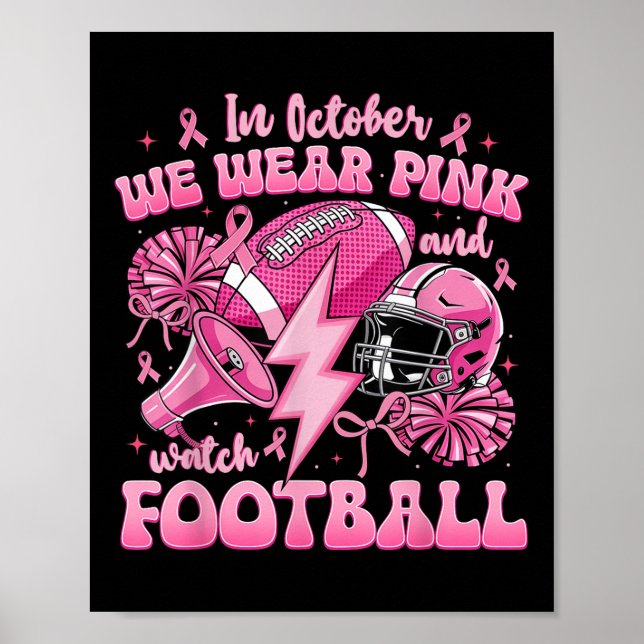 I oktober Bäror vi Rosa och tittar på fotbollsbrös Poster (Framsidan)