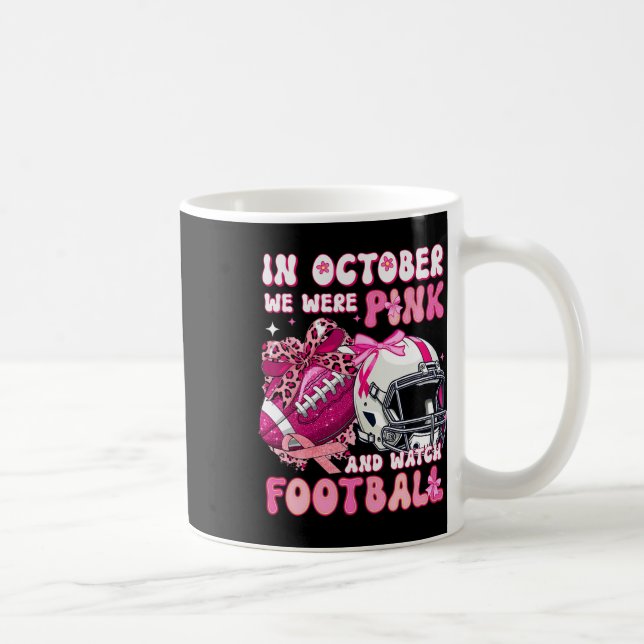 I oktober Bäror vi Rosa och tittar på fotbollsligo Kaffemugg (Höger)