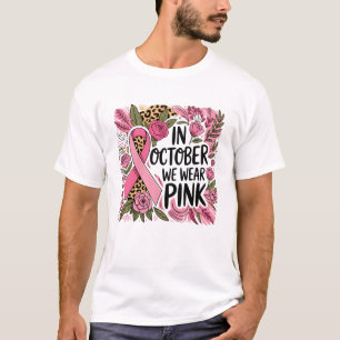 I oktober Bäror vi Rosa Preppy Breast Cancho T Shirt