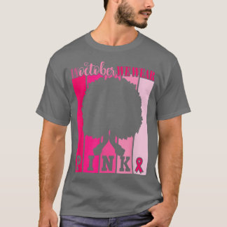 I oktober Bäror vi Rosa Ribbon Breast Cancer Medve T Shirt