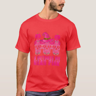 I oktober Bäror vi Rosa Sugar Skull Breast Cancer T Shirt