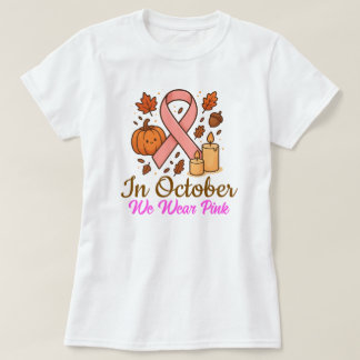 I oktober Bäror vi Rosa T Shirt