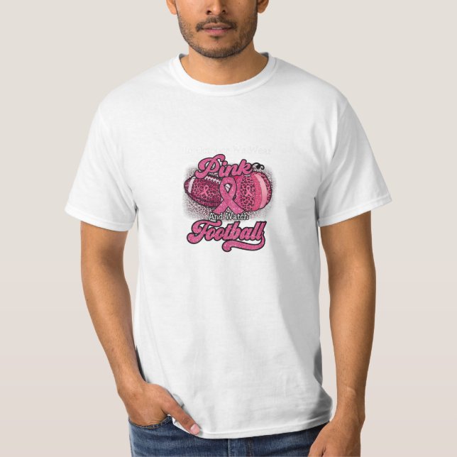 I oktober Bäror vi Rosa T Shirt (Framsida)