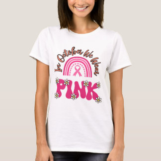 I oktober Bäror vi Rosa T Shirt