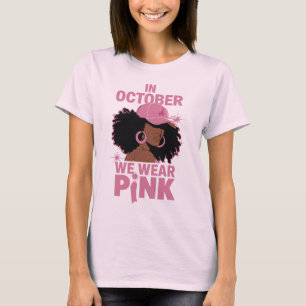 I oktober Bäror vi Rosa T Shirt