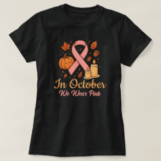 I oktober Bäror vi Rosa T Shirt