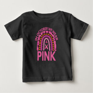 I oktober Bäror vi Rosan Breast Cancer Leopard Gif T Shirt