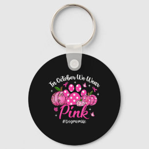 I oktober gör vi Bära Rosa Breast Canceness Awaren Nyckelring