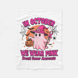 I oktober hade vi Bära Rosa Breast Cancer Awarenes Fleecefilt